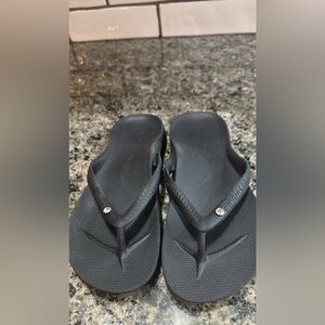 Archie’s Black Women's Flip Flops